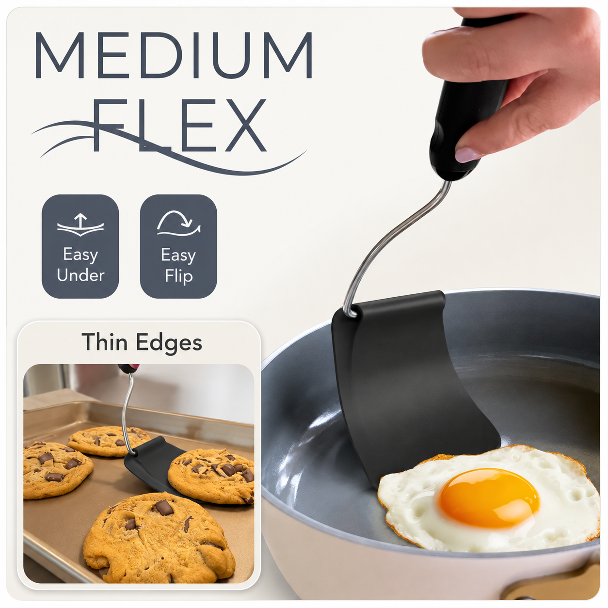 ELUMIE 6-Angle Adjustable Spatula