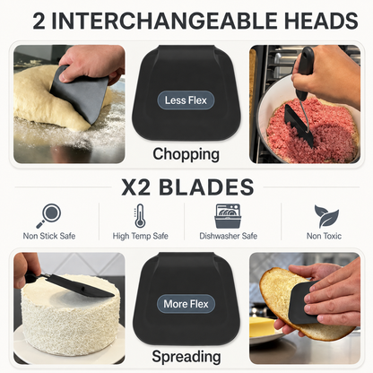 ELUMIE 6-Angle Adjustable Spatula