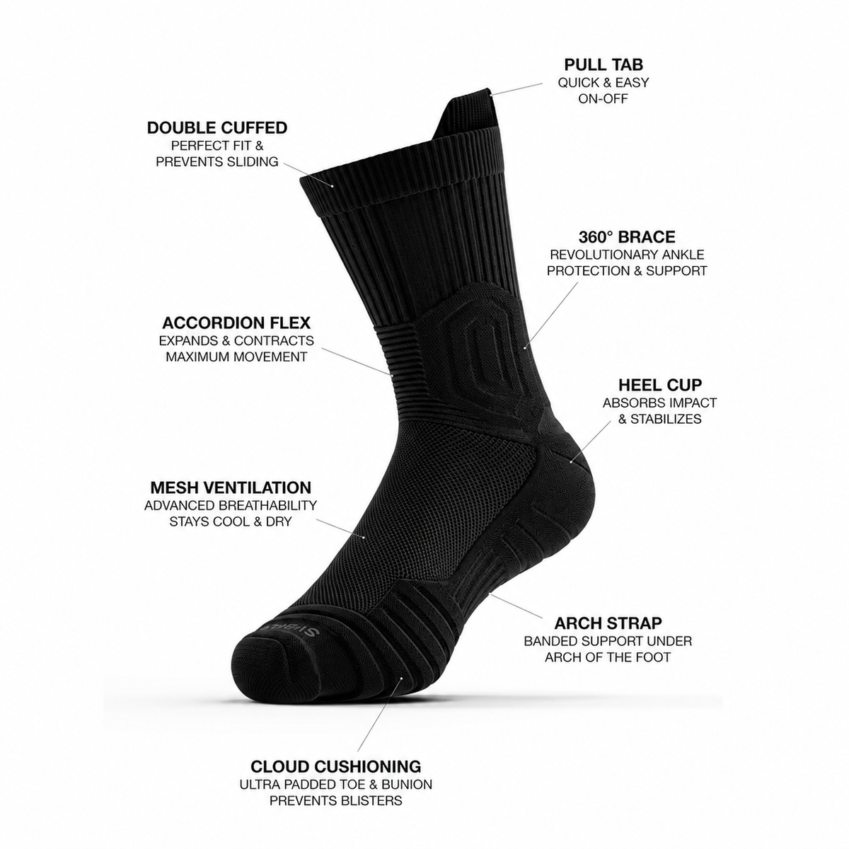 ELUMIE CloudStep™ Performance Socks